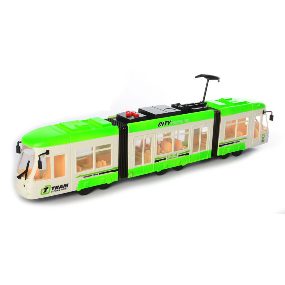 

Детский игрушечный Трамвай BAO NIU с музыкой (Зеленый ) (1598(Green))
