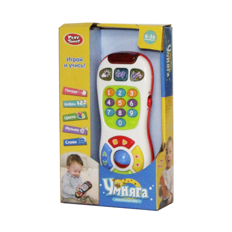 

Детская интерактивная игра Play Smart с обучением цифр (Белый) (7390RUS(White))
