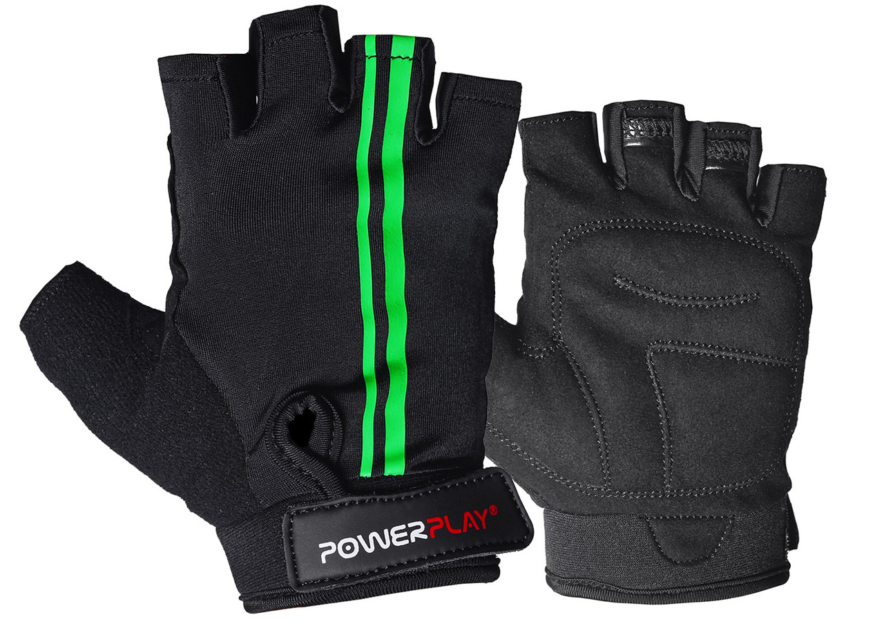 

Велоперчатки PowerPlay XS (fit0007590) Черно-зеленый