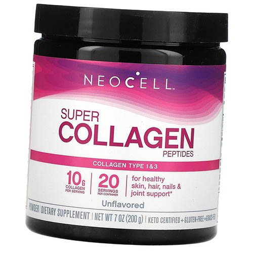 

Коллаген 1 и 3 типа, Super Collagen, Neocell 200г Без вкуса (68342009)