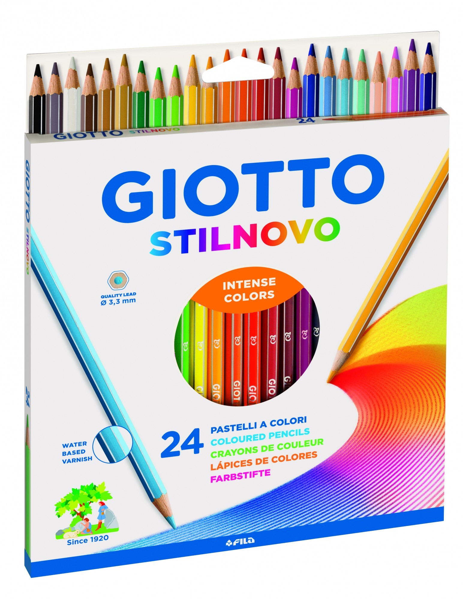 

Карандаши цветные Giotto Stilnovo 24 шт 25660000