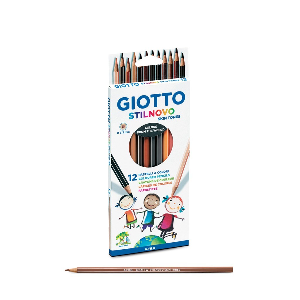 

Цветные карандаши Giotto Stilnovo Skin Tones цвета кожи 12 шт 25740000