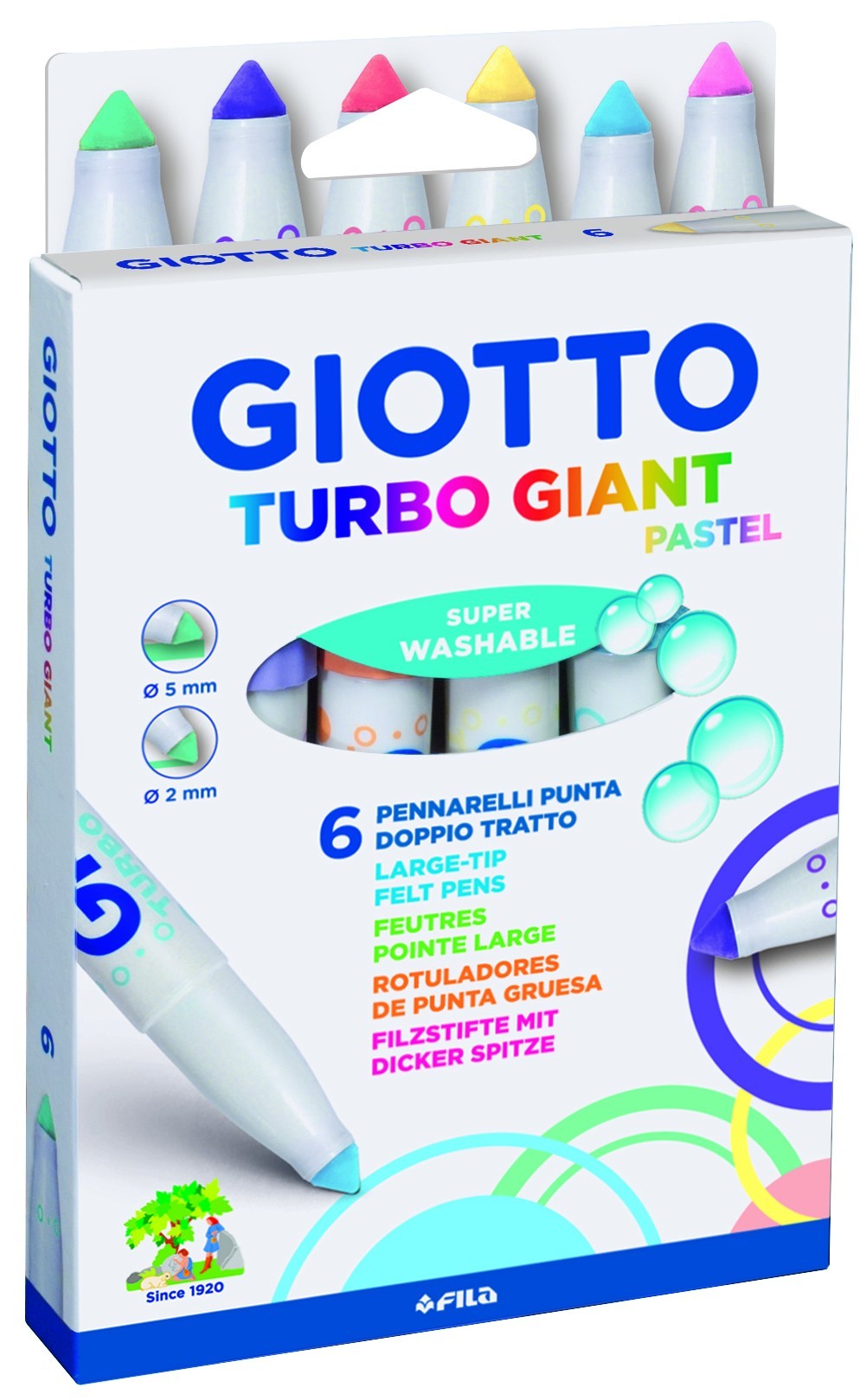 

Фломастеры Giotto Giant Pastel 6 шт 431000