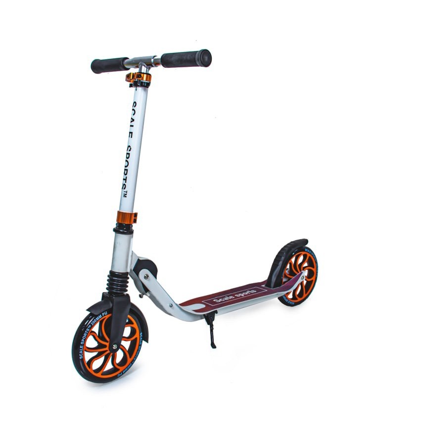 

Детский двухколесный самокат Scale Sports SS 17 Белый цвет