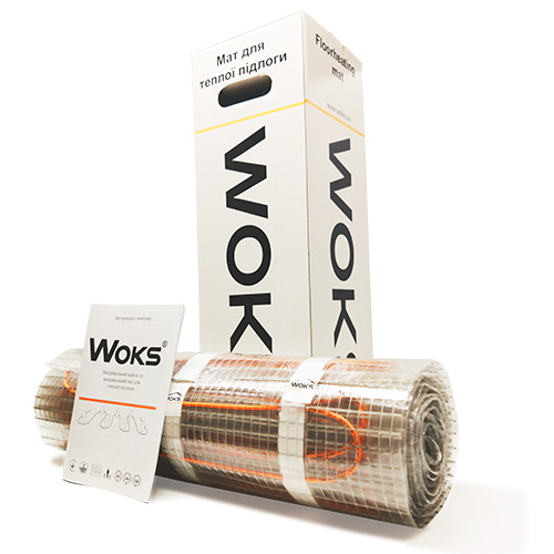 

Электрический мат под плитку Woks 12 м² 1920 Вт