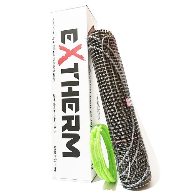 

Тонкий кабельный мат под плитку EXTHERM ЕТ ECO 180 / 4 м2 / 720 Вт