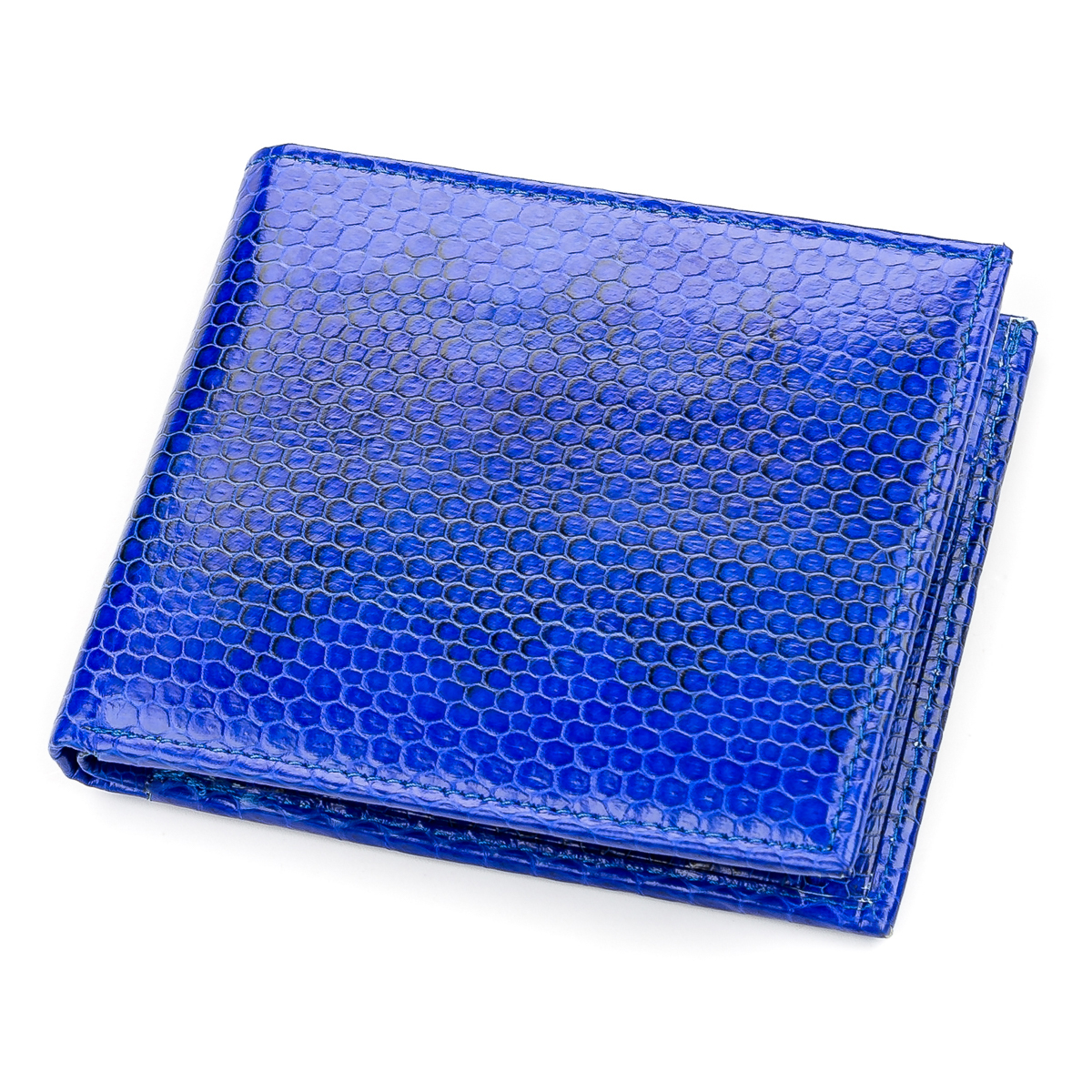 

Кожаный кошелек женский SNAKE LEATHER 11х9 см Синий