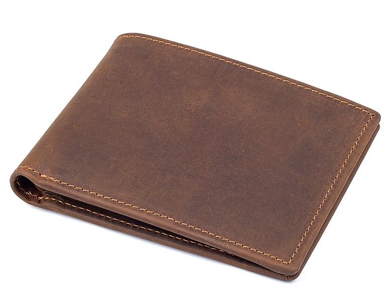 

Кожаный кошелек мужской Buffalo Bags 11,5х9,3 см Коричневый