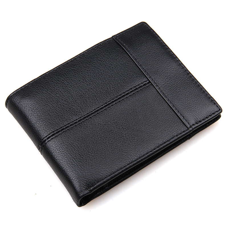 

Кожаный кошелек мужской Buffalo Bags 12х9,5 см Черный