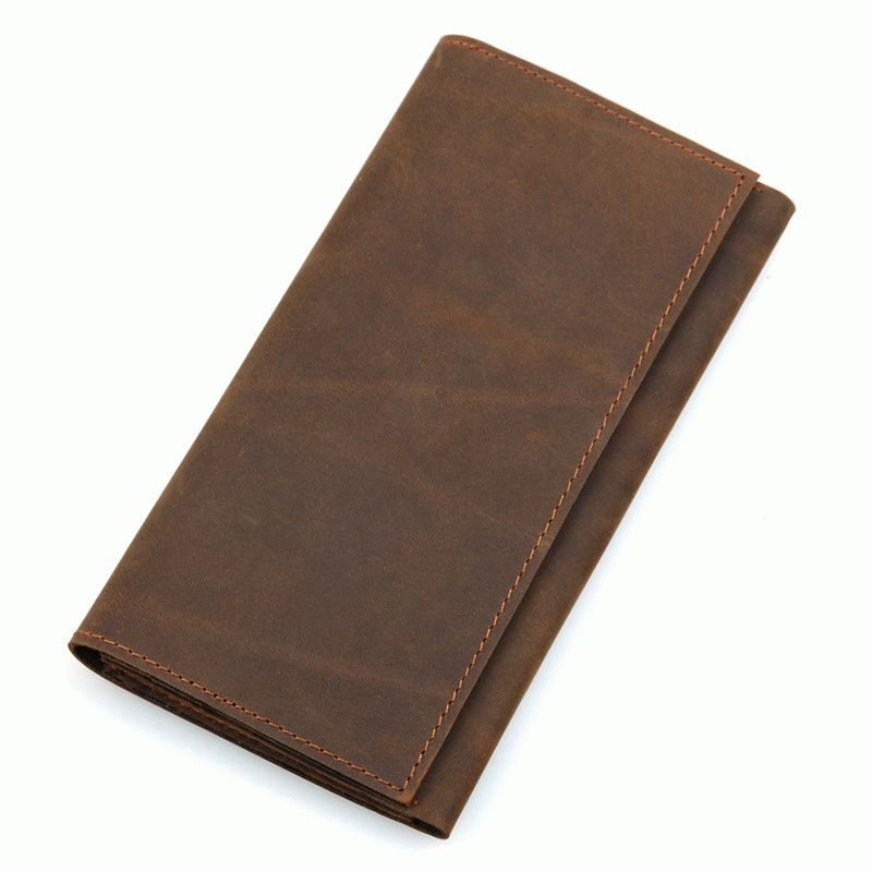 

Кожаный кошелек мужской Buffalo Bags 19х10 см Коричневый