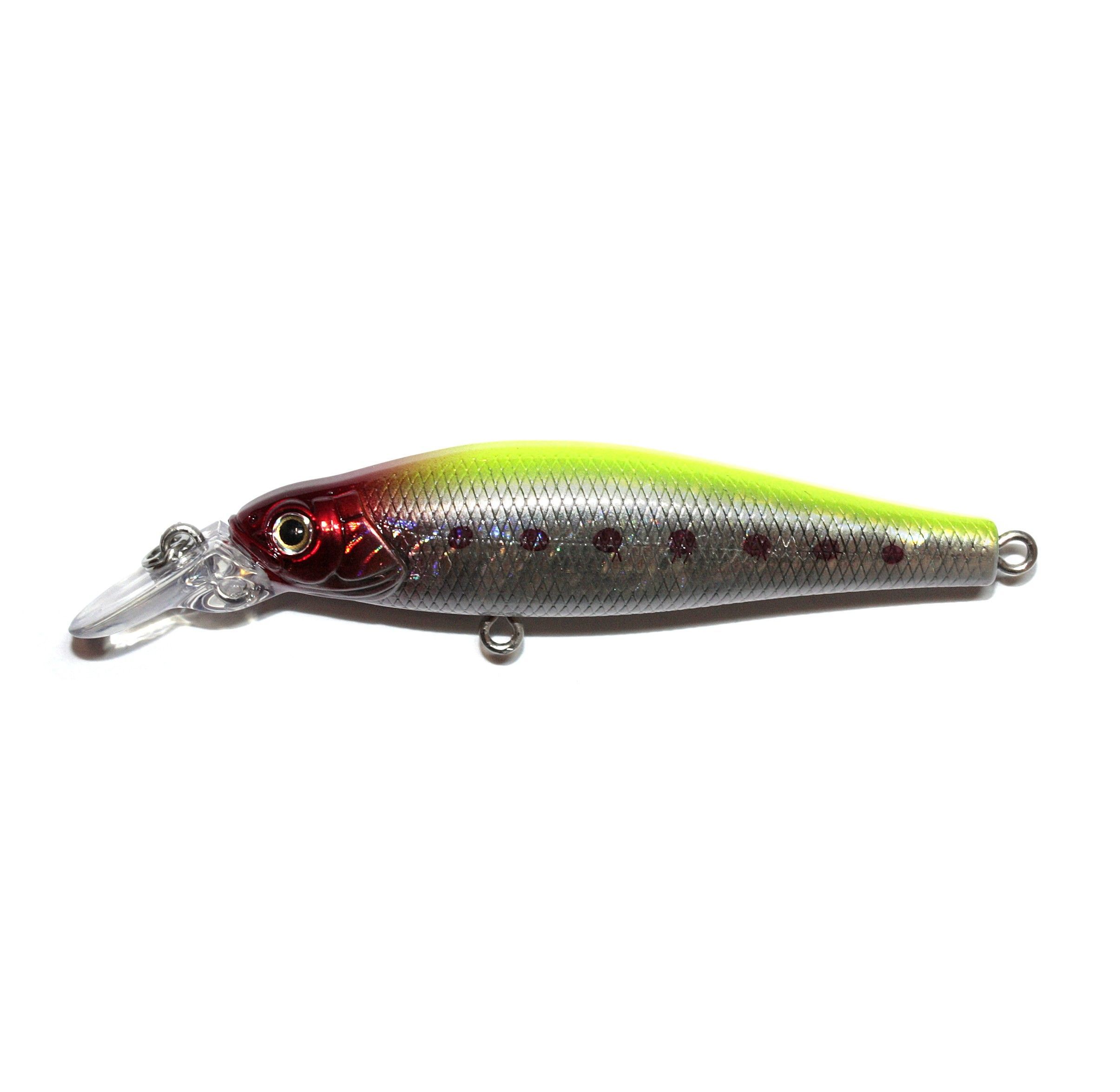 

Воблер Megabite Fatty Minnow 70 SP (70 мм, 10 гр, 1,4 m) (A_14)