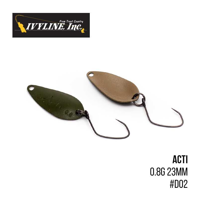 

Блесна Ivyline Acti 0.8g 23mm (D02)