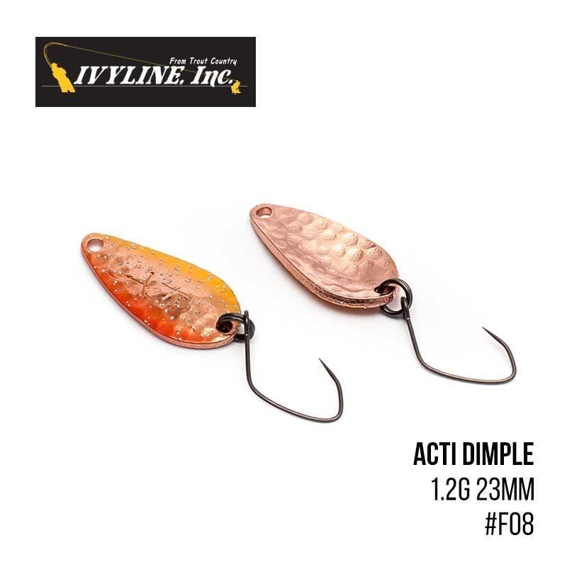 

Блесна Ivyline Acti Dimple 1.2g 23mm (F08)
