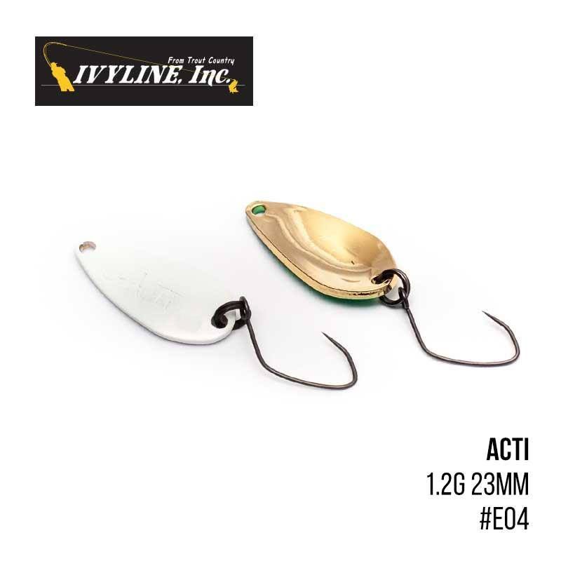 

Блесна Ivyline Acti 1.2g 23mm (E04)