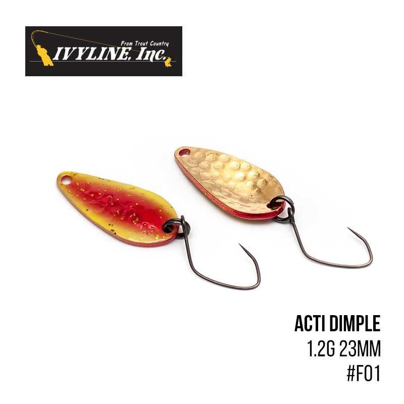 

Блесна Ivyline Acti Dimple 1.2g 23mm (F01)