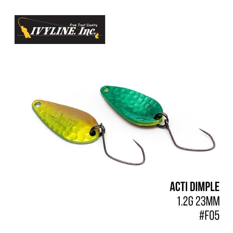 

Блесна Ivyline Acti Dimple 1.2g 23mm (F05)