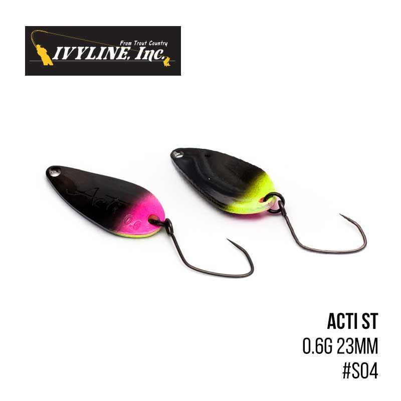 

Блесна Ivyline Acti ST 0.6g 23mm (S04)