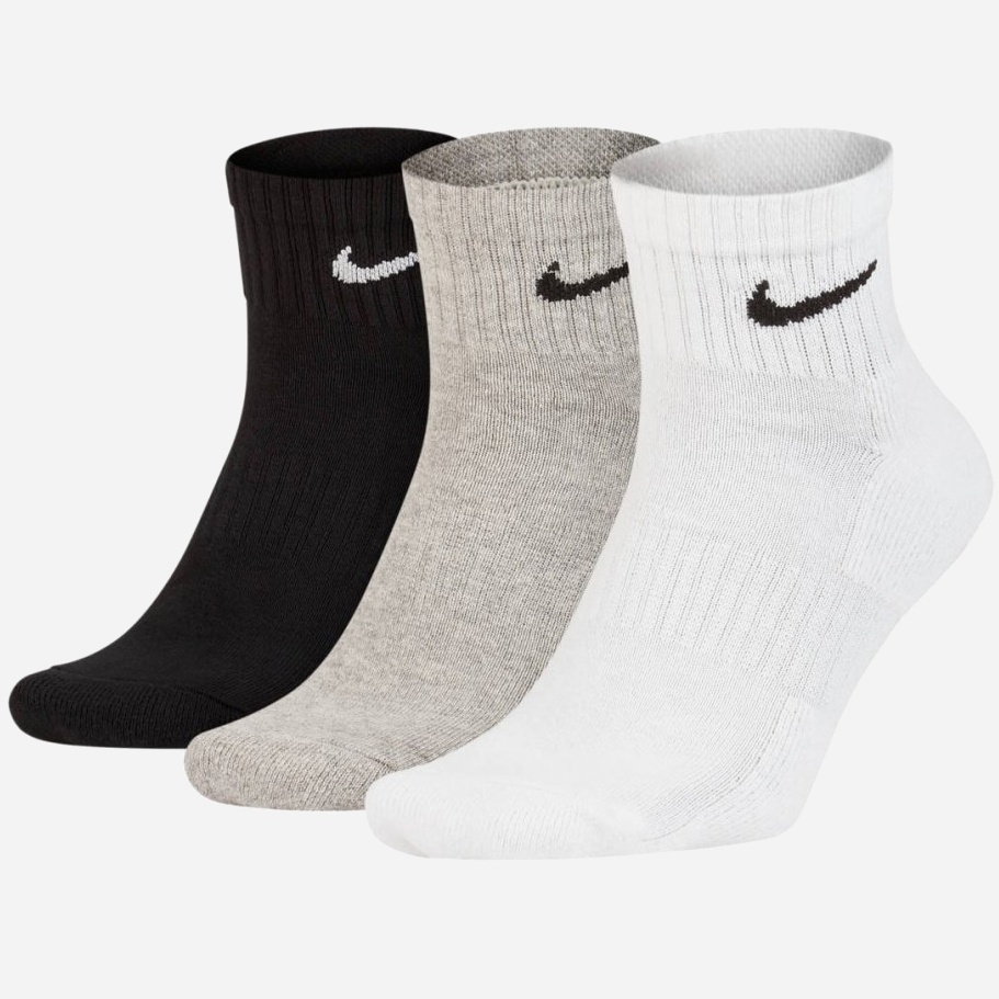 

Набор носков Nike U Nk Everyday Cush Ankle 3pr SX7667-901 38-42 (M) 3 пары