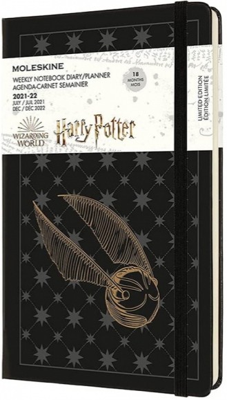 

Щотижневик Moleskine Harry Potter 2021-2022 на 18 місяців середній 13 х 21 см