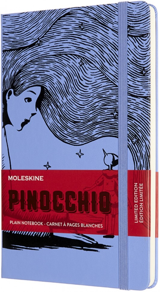 

Блокнот Moleskine Pinocchio Фея середній 13 х 21 см нелінований лавандовий