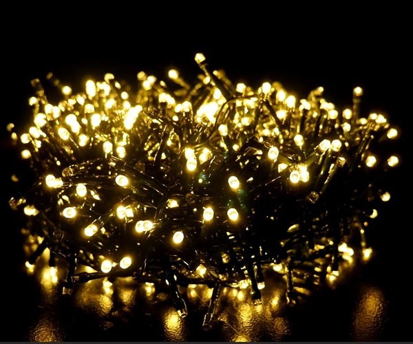 

Гирлянда 100LED (RD-7129) 9м провод чёрный, тёплый цвет лампочек VIALED