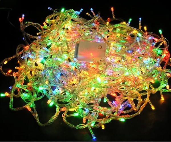 

Гирлянда 400LED (RD-7147) 28 метров, провод белый, разноцветные лампочки VIALED