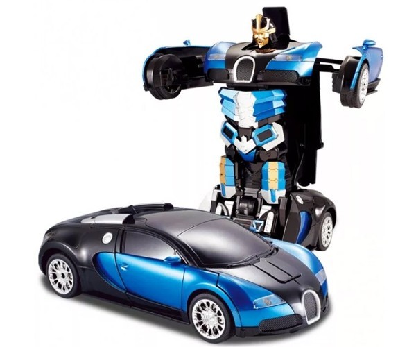 

Радиоуправляемая машина-трансформер Bugatti 28 см. VIATOYS синяя