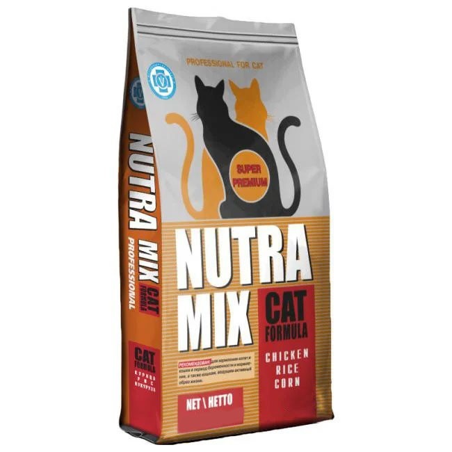 

Сухой корм для взрослых активных кошек Nutra Mix Professional 9.07 кг