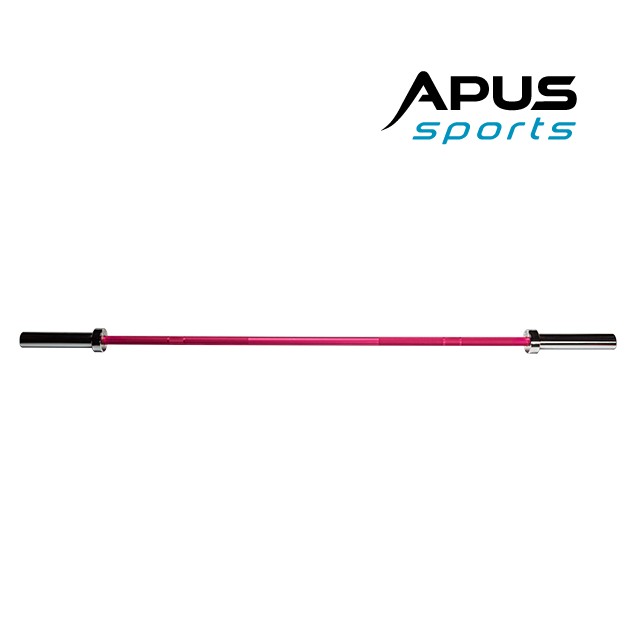

Гриф алюмінієвий професійний Apus Sports рожевий 6.9 кг. зов. діаметр 50мм.