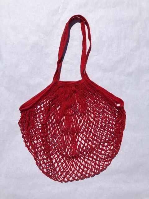 

Сумка авоська TrendBag 2019 ручка 55 см червона
