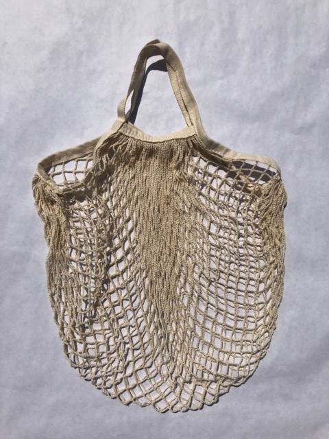 

Сумка авоська TrendBag 2019 ручка 25 см бежева