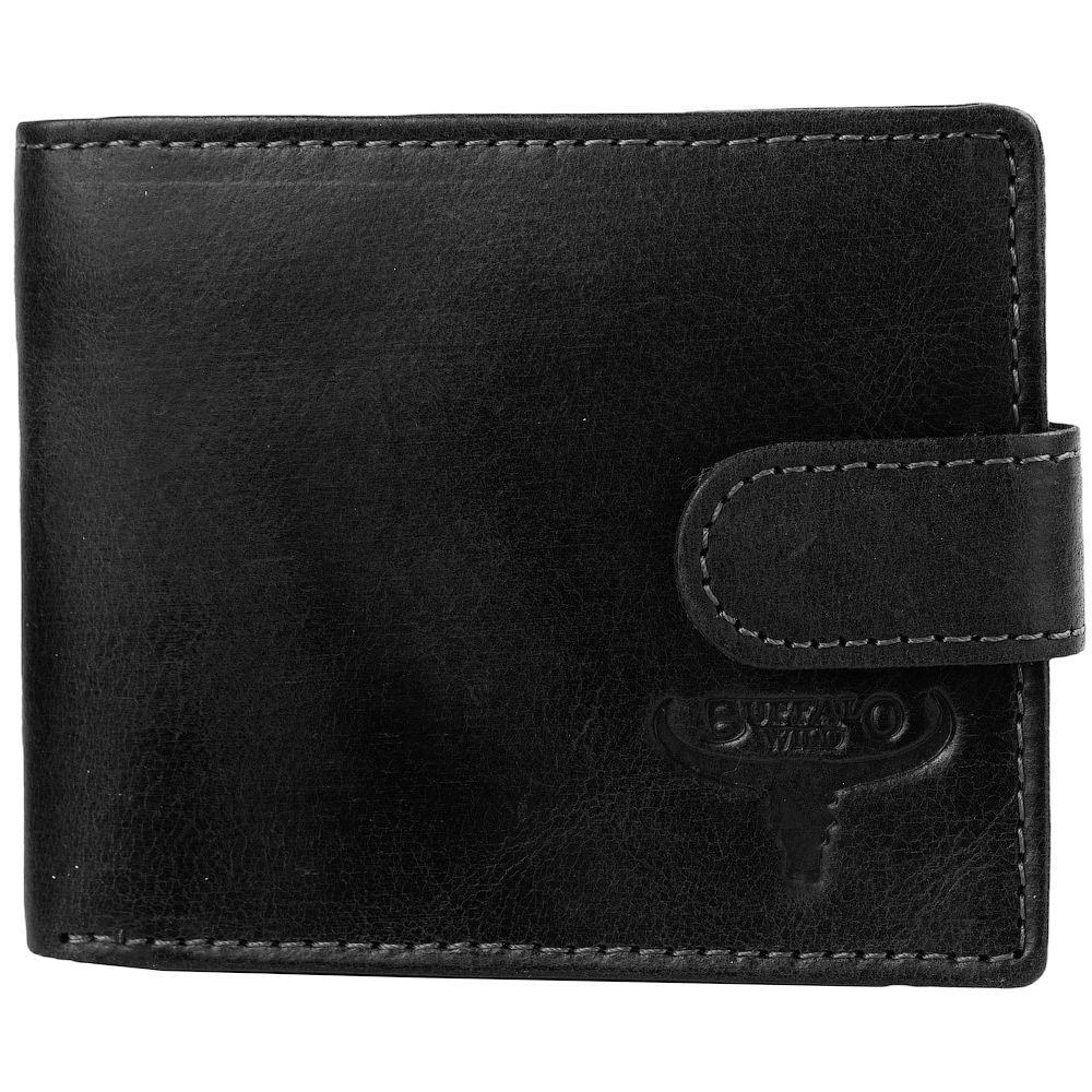 

Кожаное портмоне мужское Buffalo Wild 10,5х8,5х2,5 см Серый