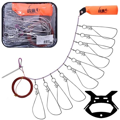 

Кукан Sam's Fish на 5 отводов с поплавком 3.5м (AN000990)