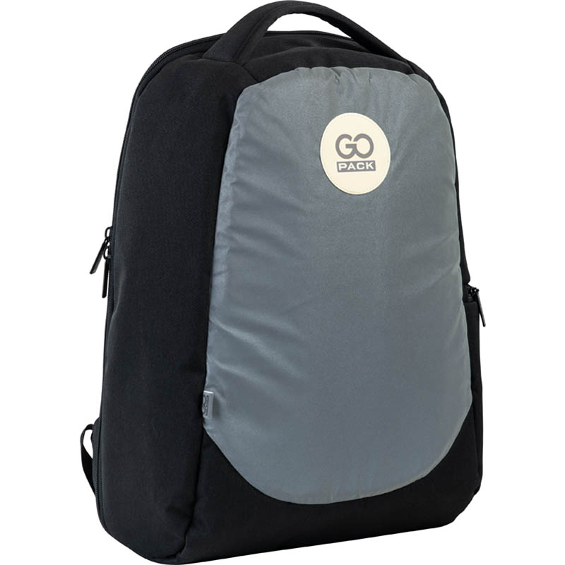 

Рюкзак GoPack Сity GO21-169L-2 чорний, сірий
