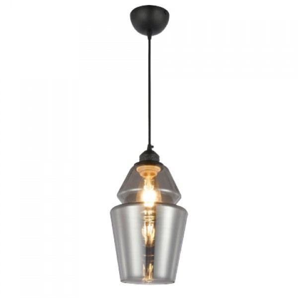 

Подвесной Светодиодный светильник LED HOROZ SPARK-1, мах.60W, титановый (6624)