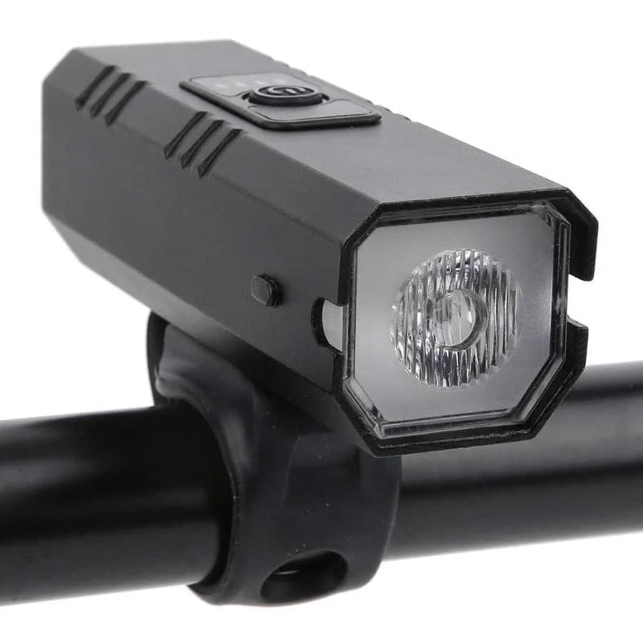 

Фара велосипедная аккумуляторная Yajia BK-03 LED фонарь на руль велосипеда Черный