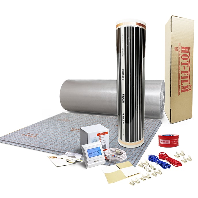 

Инфракрасный теплый пол комплект под линолеум Korea Heating 4 м² / 880 Вт