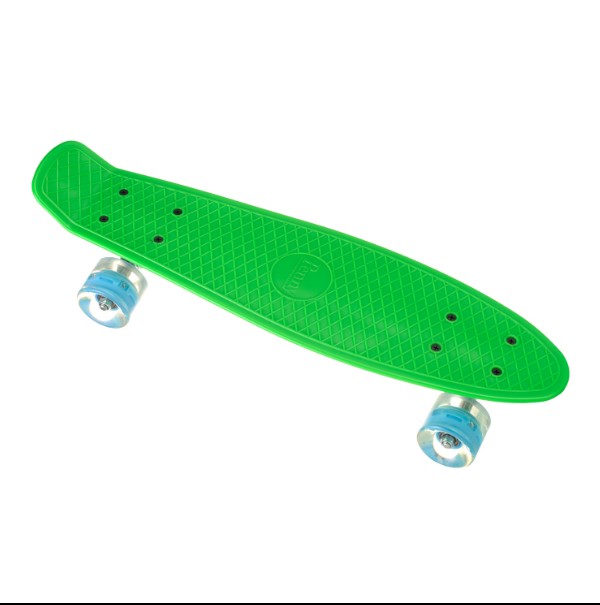 

Пенни борд (Penny Board) 23, Колёса PU светящиеся, зеленый