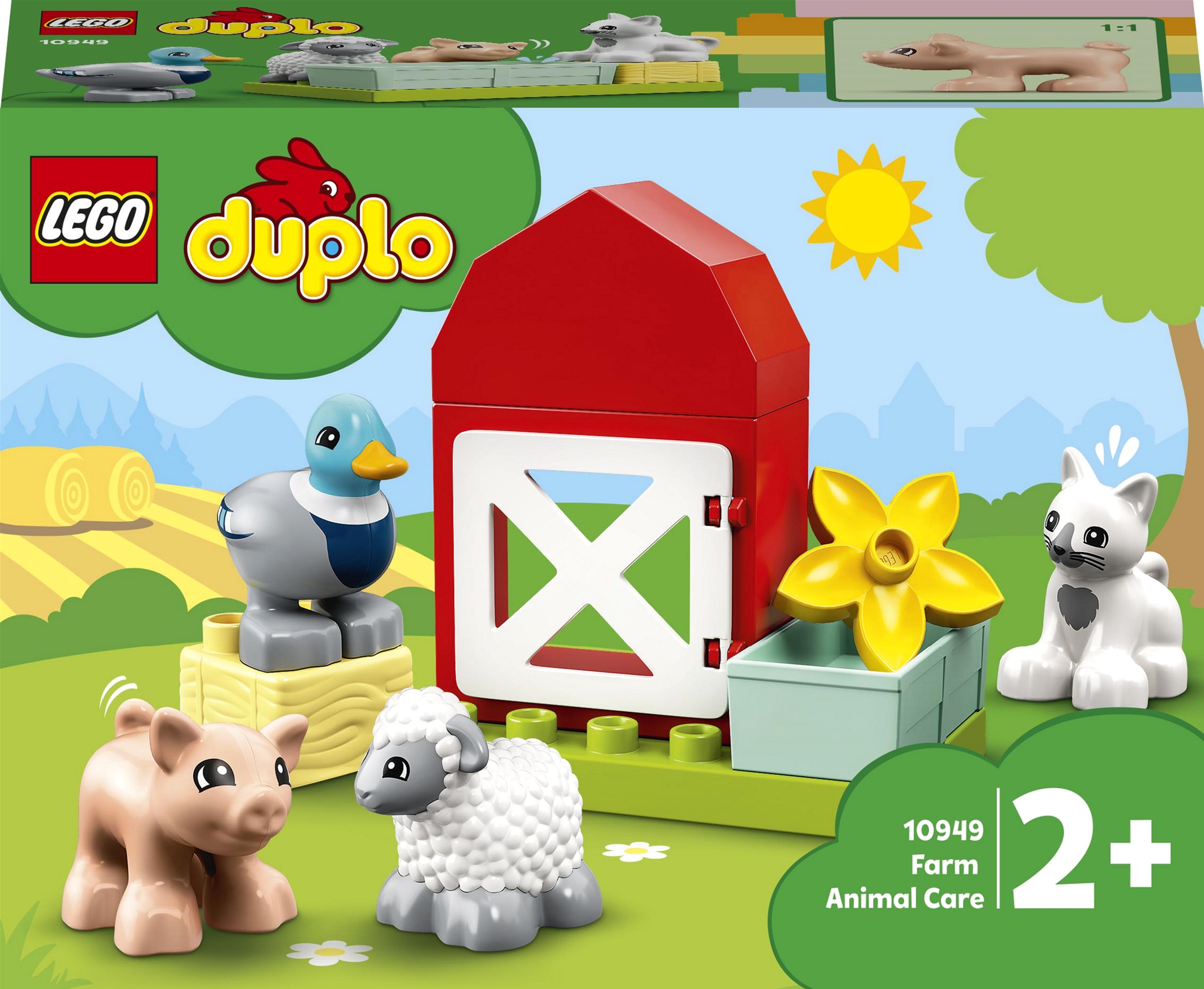 

Конструктор LEGO DUPLO Town Уход за животными на ферме 11 деталей (10949)