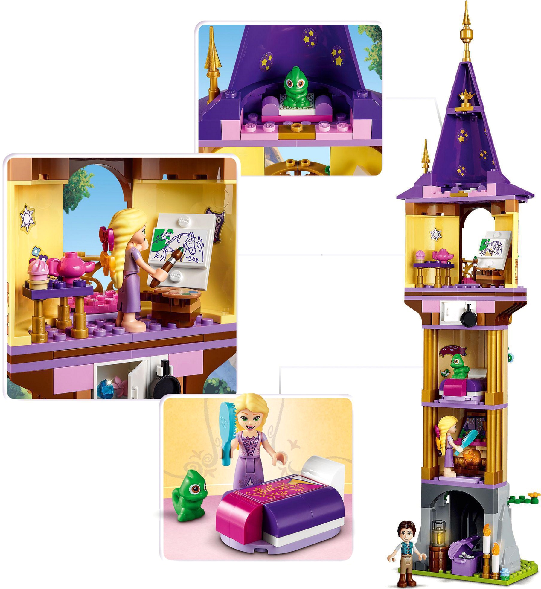 Конструктор LEGO Disney Princess Башня Рапунцель 369 деталей (43187) –  фото, отзывы, характеристики в интернет-магазине ROZETKA | Купить в  Украине: Киеве, Харькове, Днепре, Одессе, Запорожье, Львове