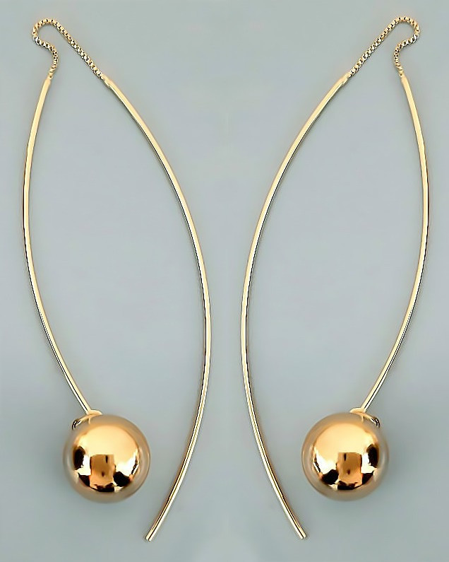 

Серьги Xuping Позолота 18К 6,5 см хс-2286