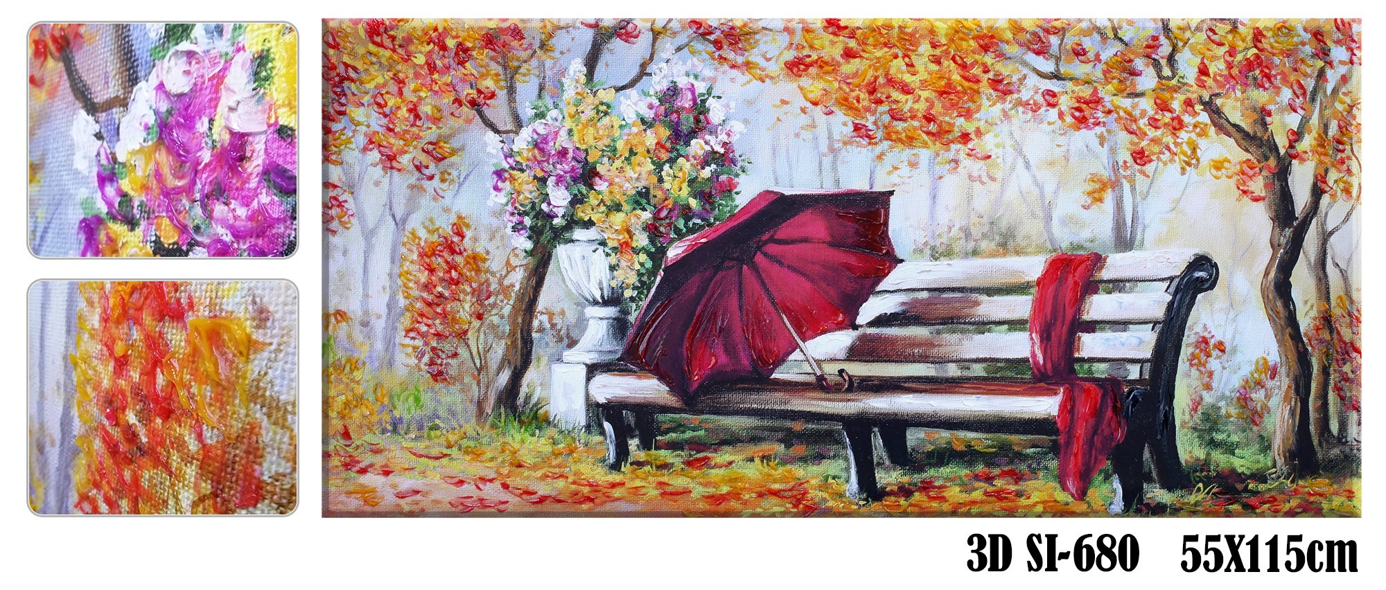 

Картина на холсте SvitArt 3D 55x115 см Si-680