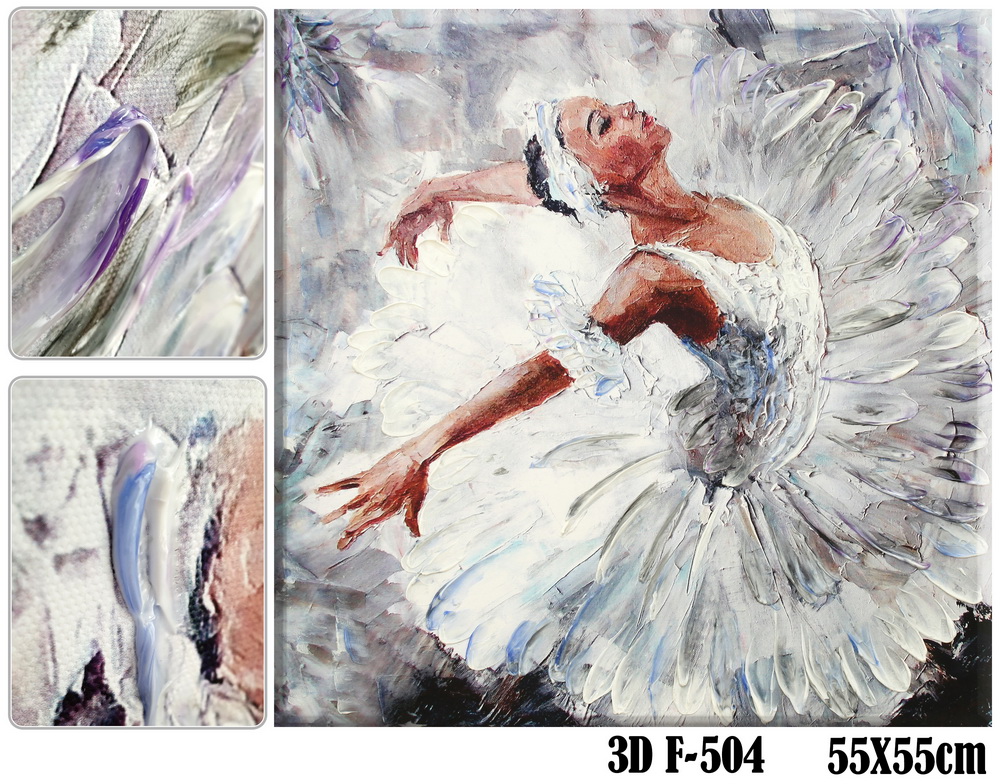 

Картина на холсте 3D SvitArt F-504 55х55 см