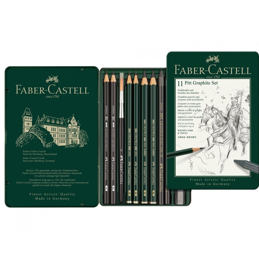 

Набор графита Faber-Castell Pitt 11 предметов 112972