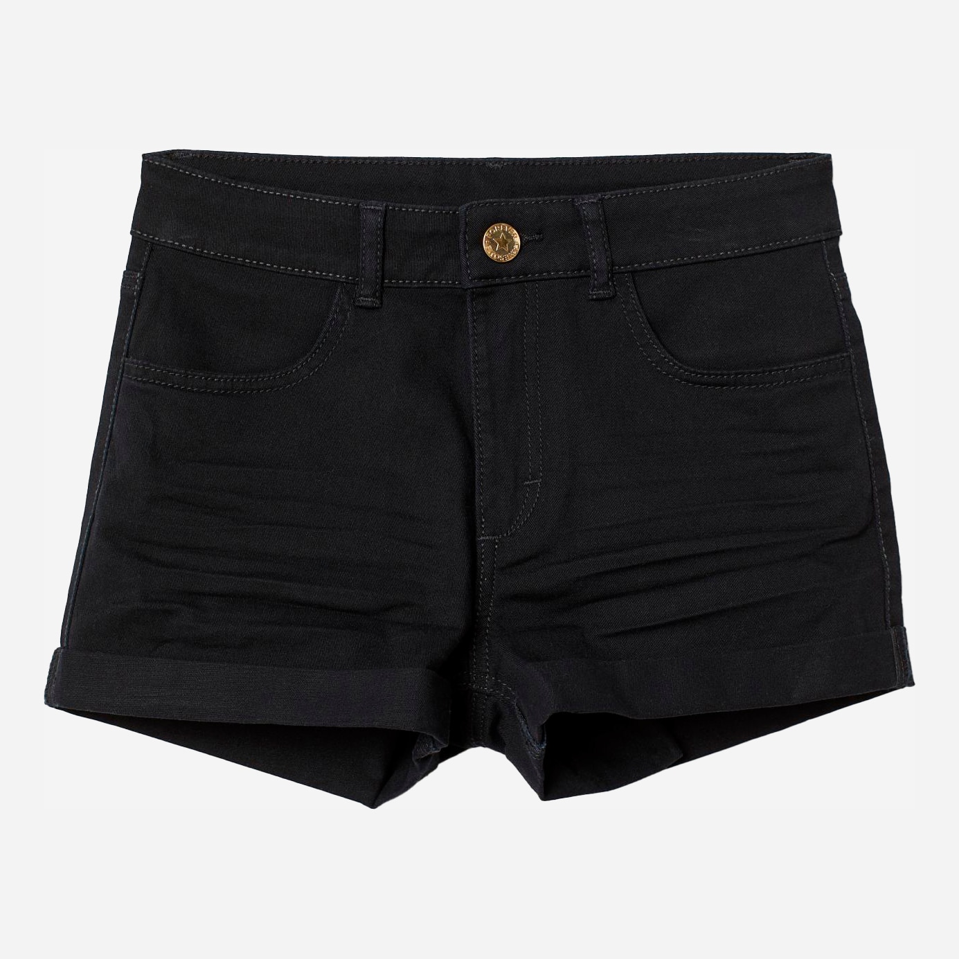 

Шорты джинсовые H&M 2512-6935759 158 см Черные