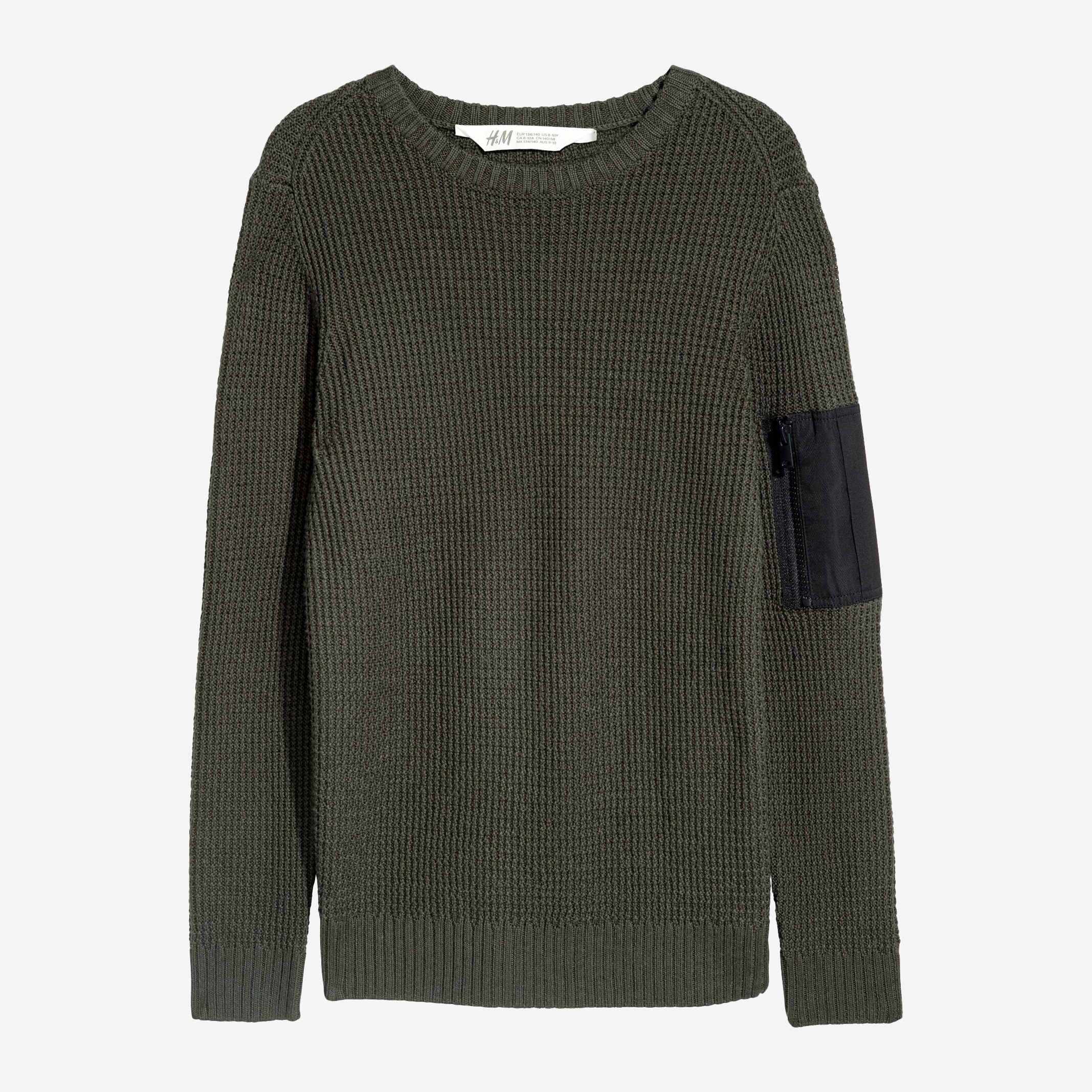 

Джемпер H&M 406-5000186 134-140 см Хаки