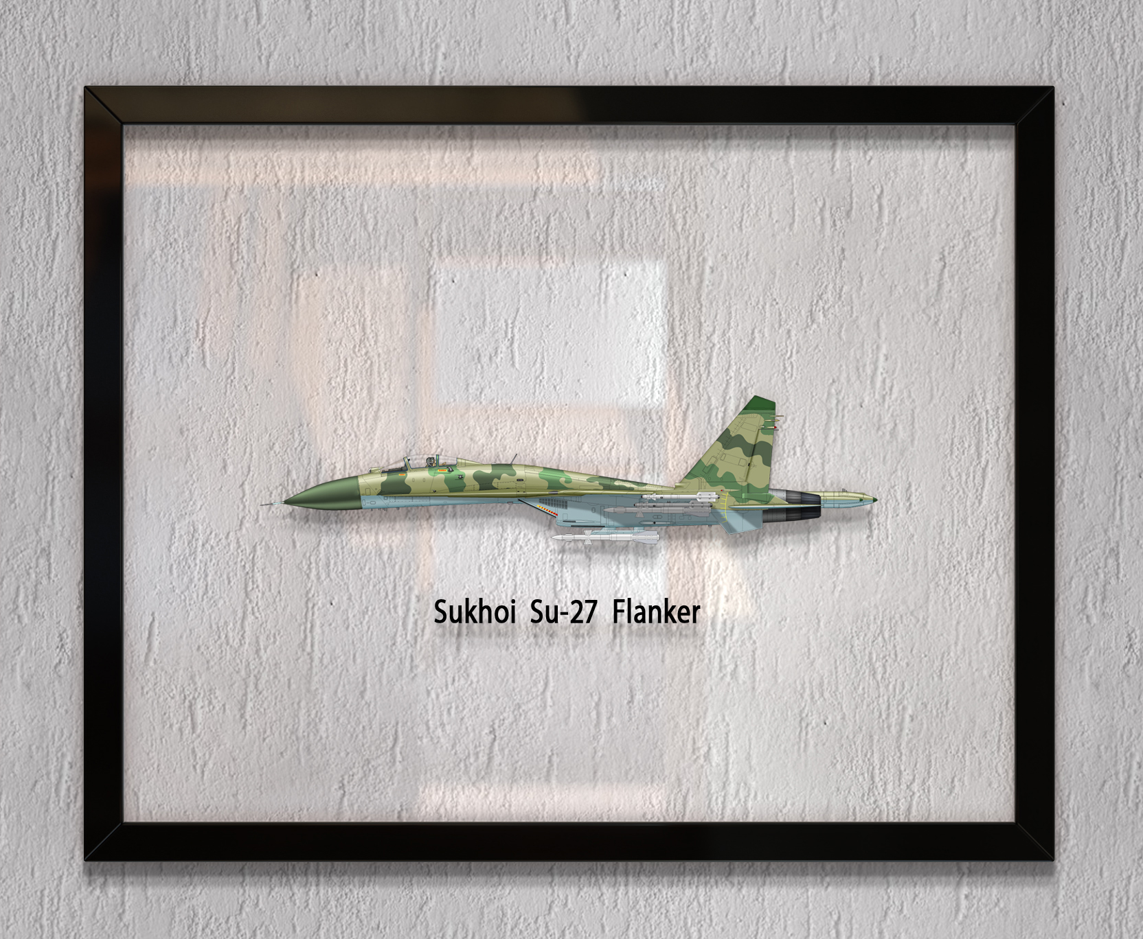 

Принт на стекле Artel «Самолет Су-27» 50 x 40см