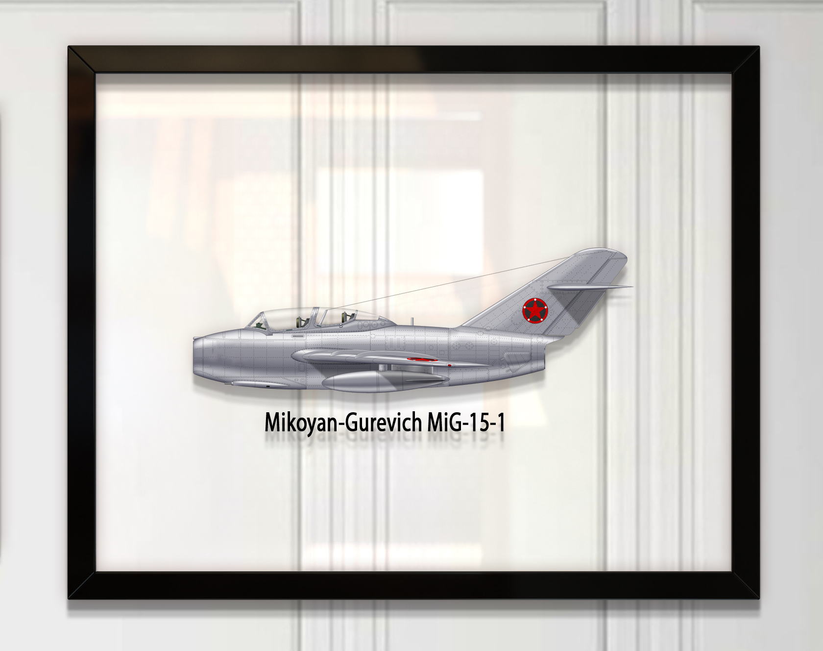 

Принт на стекле Artel «Истребитель МиГ-15» 36 x 28см