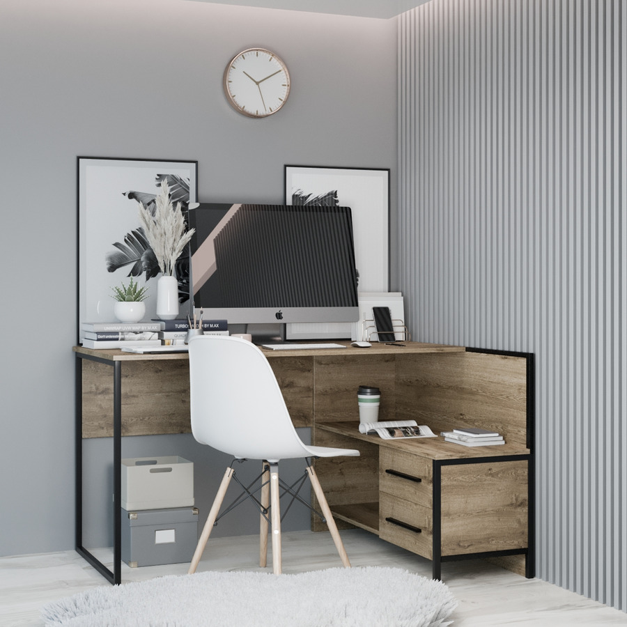 

Офисный стол Fenster Вектор Аликанте 74x130x101,5