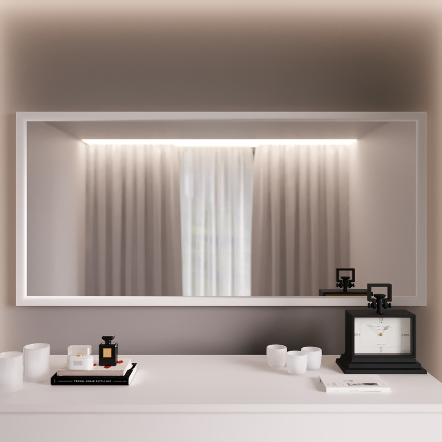 

Зеркало настенное Fenster Мираж Белое 50x100x2,5